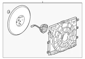 84897501 Gm Genuine Engine Cooling Fan