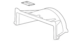 84943756 Gm Genuine Engine Cooling Fan Upper Shroud