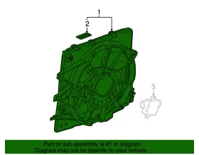 85063502 Gm Genuine Engine Cooling Fan Assembly #2