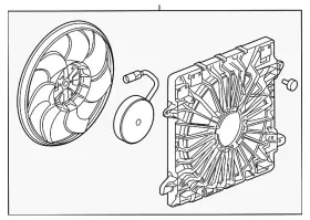 86579042 Gm Genuine Fan