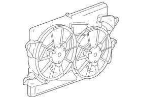 Gm 89024963 Genuine Fan Shroud