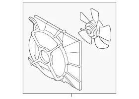 96536521 Gm Genuine Fan Assembly