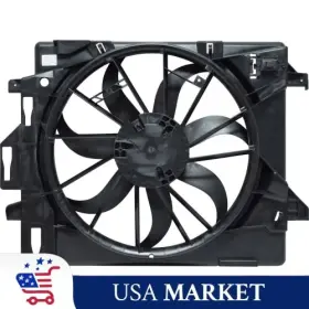 2811637 Gpd Radiator Fan Assembly For Chrysler Voyager 2008-2020 3.6l V6