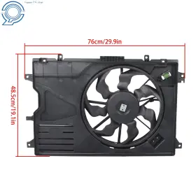 Hp146868 Happy19star 2019-23 For Mazda 3 Cx-30 Single Fan Radiator Cooling Assembly With Resistance