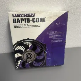 3680 Hayden New Hyden Rapid-cool Universal Add-on Auxiliary 12 Inch Cooling Fan 3680 Hayden New Hyden Rapid-cool Universal Add-on Auxiliary 12 Inch Cooling Fan