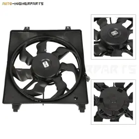 10368538 Higher-autoparts For 2007-2009 Hyundai Santa Fe Electric Radiator Cooling Fan Assembly