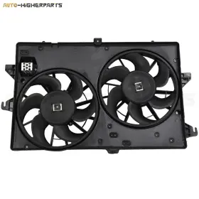 10368541 Higher-autoparts For 1995-2000 Ford Contour Radiator Condenser Cooling Fan Assembly