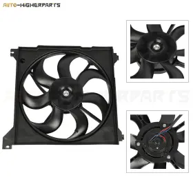10368556 Higher-autoparts For 1999-2005 Hyundai Sonata Electric Radiator Cooling Fan Assembly