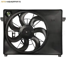 10371514 Higher-autoparts For 2007-2011 Kia Rondo Driver Side Electric Radiator Cooling Fan Assembly
