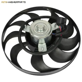 10373429 Higher-autoparts For 1999-2006 Volkswagen Golf Ac Condenser Cooling Fan Assembly