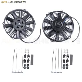 10382681 Higher-autoparts For 1985-2013 Honda Accord Radiator Condenser Cooling Fan 9 Inch Universal
