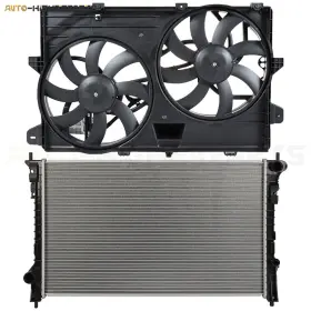 10382688 Higher-autoparts For 2007-2014 Ford Edge Lincoln Mkx Electric Radiator Cooling Fan Kit