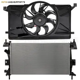 10382689 Higher-autoparts For 2012-2017 2018 Ford Focus 2.0l Electric Radiator Cooling Fan Kit