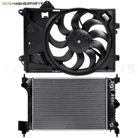 10382690 Higher-autoparts For 2012-2017 2018 Chevrolet Sonic Electric Radiator And Cooling Fan Kit