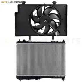 10382691 Higher-autoparts For 2011-2017 2018 Ford Fiesta 1.6l Electric Radiator Cooling Fan Kit