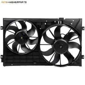 10382702 Higher-autoparts For 2012-2017 Volkswagen Beetle Electric Radiator Cooling Fan Kit #2