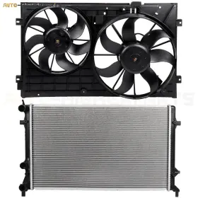 10382702 Higher-autoparts For 2012-2017 Volkswagen Beetle Electric Radiator Cooling Fan Kit