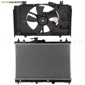 10382718 Higher-autoparts For 2007-2012 Nissan Versa Electric Radiator Cooling Fan Kit