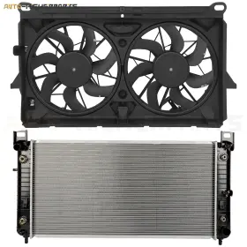 10393255 Higher-autoparts For 2007-2014 Cadillac Escalade Chevrolet Tahoe Radiator And Cooling Fan Kit