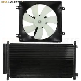 10393273 Higher-autoparts For 2008-2012 Honda Accord Electric Ac Condenser Cooling Fan Kit