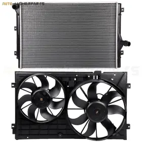 10393292 Higher-autoparts For 2006-2008 Audi A3 2006-2013 Volkswagen Jetta Radiator Cooling Fan Kit
