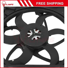 10887494 Hilamps For 2007 2008 2009 2010-2013 Bmw 328i Electric Radiator Cooling Fan Assembly #3
