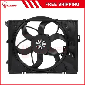 10887494 Hilamps For 2007 2008 2009 2010-2013 Bmw 328i Electric Radiator Cooling Fan Assembly