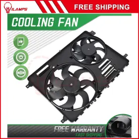 10940961 Hilamps For 08-16 Volvo S80 V60 V70 Xc60 Xc70 Electric Radiator Condenser Cooling Fan #2
