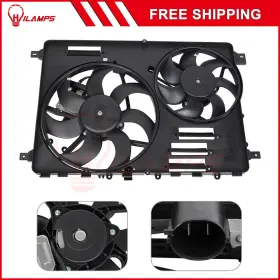 10940961 Hilamps For 08-16 Volvo S80 V60 V70 Xc60 Xc70 Electric Radiator Condenser Cooling Fan #3