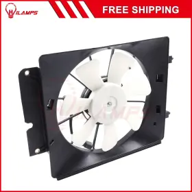 10966095 Hilamps For 02-06 Honda Cr-v 03-06 Element 2.4l A/c Condenser Cooling Fan Assembly #3