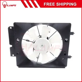 10966095 Hilamps For 02-06 Honda Cr-v 03-06 Element 2.4l A/c Condenser Cooling Fan Assembly
