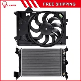 10973898 Hilamps For 2012-2018 Chevrolet Sonic Electric Radiator Cooling Fan Kit Front 10973898 Hilamps For 2012-2018 Chevrolet Sonic Electric Radiator Cooling Fan Kit Front