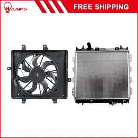 10978462 Hilamps For 2001-2008 Chrysler Pt Cruiser Electric Radiator Cooling Fan Kit Front 12v