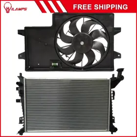 10978464 Hilamps For 2008-2011 Ford Focus Electric Radiator Cooling Fan Kit 12v Front 10978464 Hilamps For 2008-2011 Ford Focus Electric Radiator Cooling Fan Kit 12v Front