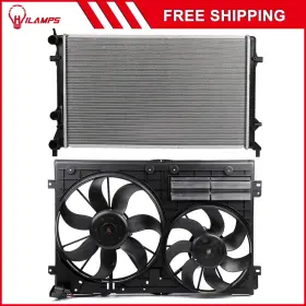 10980445 Hilamps For 2011 2012 2013 Volkswagen Jetta Radiator Cooling Fan Kit Front 12v 10980445 Hilamps For 2011 2012 2013 Volkswagen Jetta Radiator Cooling Fan Kit Front 12v