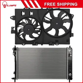 10981645 Hilamps For 2007-2008 Chevrolet Equinox Pontiac Torrentc Radiator Cooling Fan Kit Front