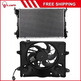 10983296 Hilamps For 03-05 Lincoln Town Car Mercury Grand Marqu Electric Radiator Cooling Fan Kit 10983296 Hilamps For 03-05 Lincoln Town Car Mercury Grand Marqu Electric Radiator Cooling Fan Kit