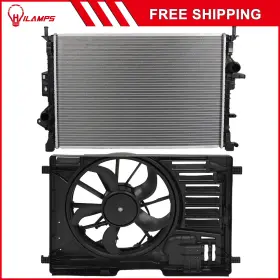 10983297 Hilamps For 14-17 Ford Transit Connect 13-16 Escape Electric Radiator Cooling Fan Kit