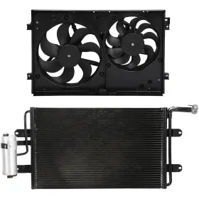 10986936 Hilamps For 99-05 Volkswagen Golf Jetta Electric Ac Condenser Cooling Fan Kit