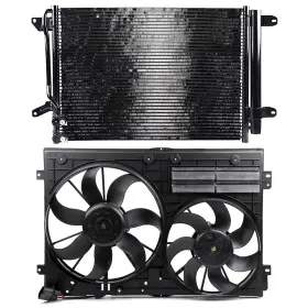 10988319 Hilamps For 12-14 Volkswagen Beetle 11-13 Jetta Ac Condenser Cooling Fan Kit
