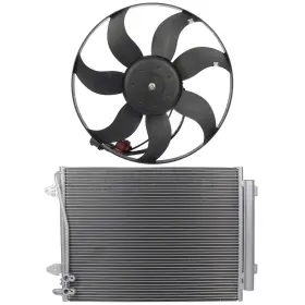 10988321 Hilamps For 12-14 Volkswagen Cc 13-15 Passat Electric Ac Condenser Cooling Fan Kit