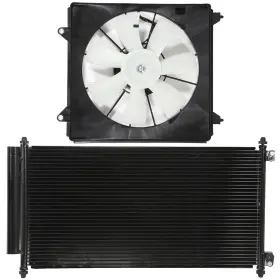 10988815 Hilamps For 2008-2012 Honda Accord Electric Ac Condenser Cooling Fan Kit Front 12v