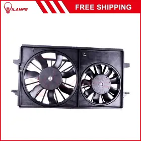 11380083 Hilamps For 2004 2005 2006-2012 Chevrolet Malibu Radiator Condenser Cooling Fan 11380083 Hilamps For 2004 2005 2006-2012 Chevrolet Malibu Radiator Condenser Cooling Fan