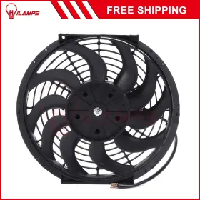 11380373 Hilamps 12 Inch Universal 12v Electric Condenser Radiator Cooling Fan