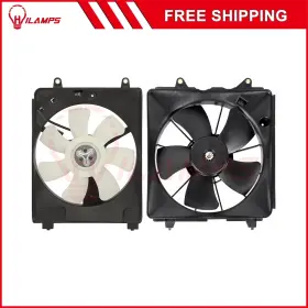 12953571 Hilamps For 2006-2011 Honda Civic 1.8l Electric Radiator Condenser Cooling Fan Assembly