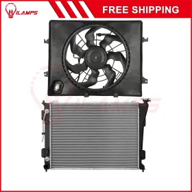 13090135 Hilamps Electric Radiator Cooling Fan Kit Fits 11-12 Hyundai Sonata 2011-2013 Kia Optima 13090135 Hilamps Electric Radiator Cooling Fan Kit Fits 11-12 Hyundai Sonata 2011-2013 Kia Optima