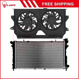 13090151 Hilamps Electric Radiator Cooling Fan Kit Fits 2005 2006 2007 Chrysler Town And Country 13090151 Hilamps Electric Radiator Cooling Fan Kit Fits 2005 2006 2007 Chrysler Town And Country