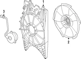 19015-6fb-a01 Honda Genuine Engine Cooling Fan Shroud