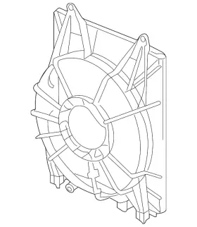19015-6l2-a01 Honda Genuine Fan Shroud