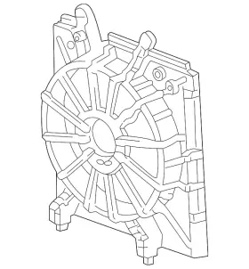 19015-p8f-a01 Honda Genuine 1999-2004 Odyssey - Shroud